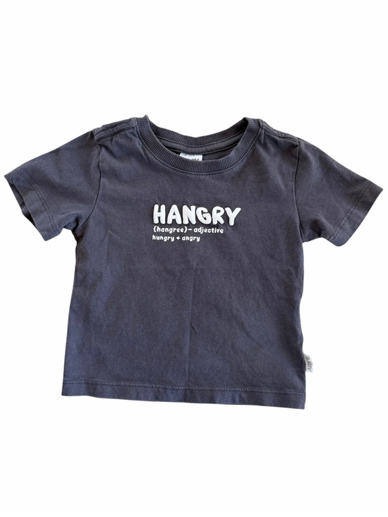 Other - Hangry Graphic Tee - Gray - 3-6 months